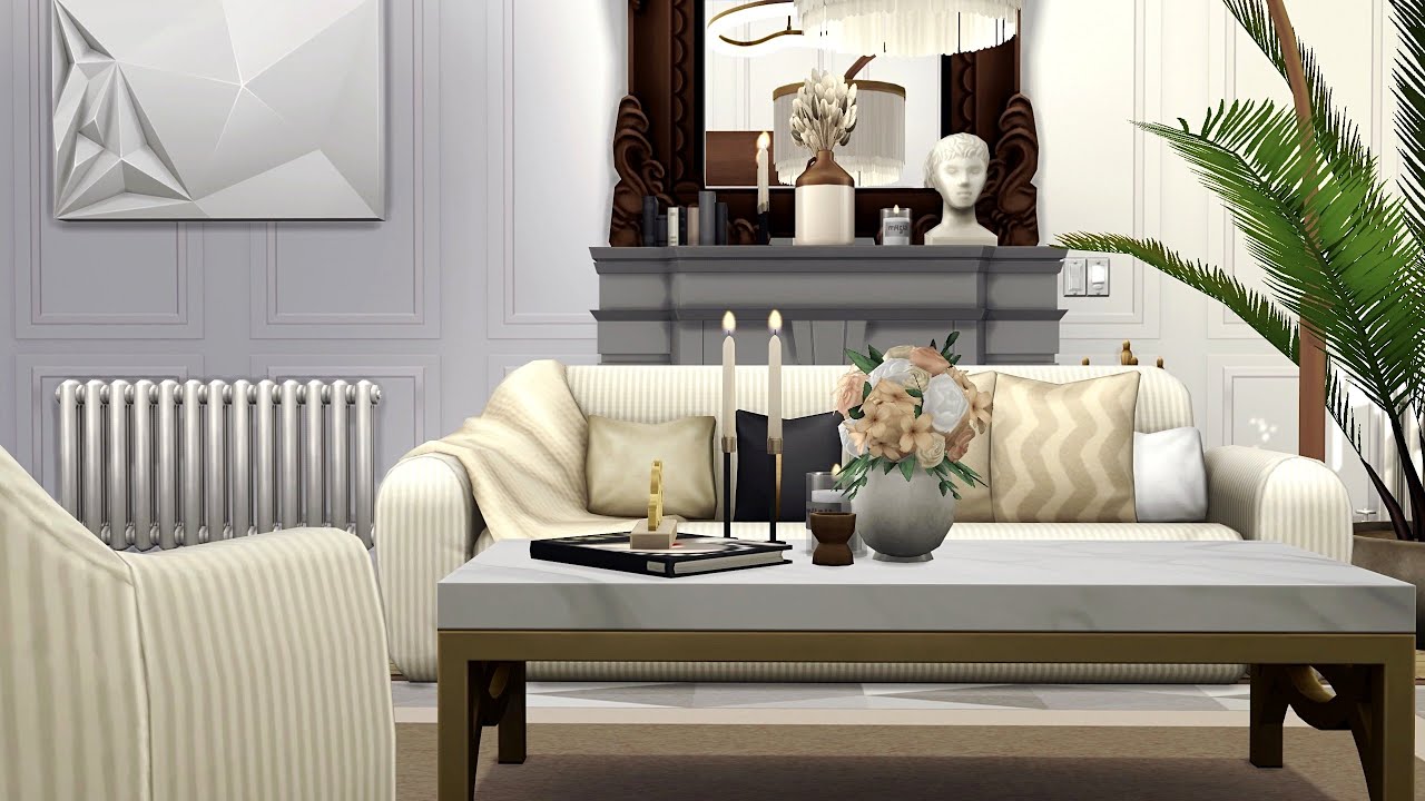 Parisian Apartment • The Sims 4 • No CC | Speed Build