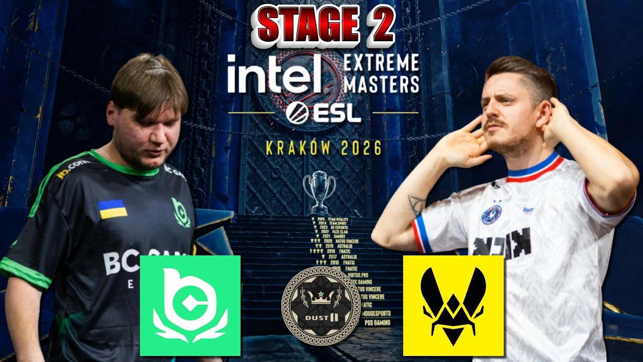 Vitality - BC.Game | IEM Krak&oacute;w 2026 | BO3 1/2 (Dust2) | STAGE 2 | Polski Komentarz