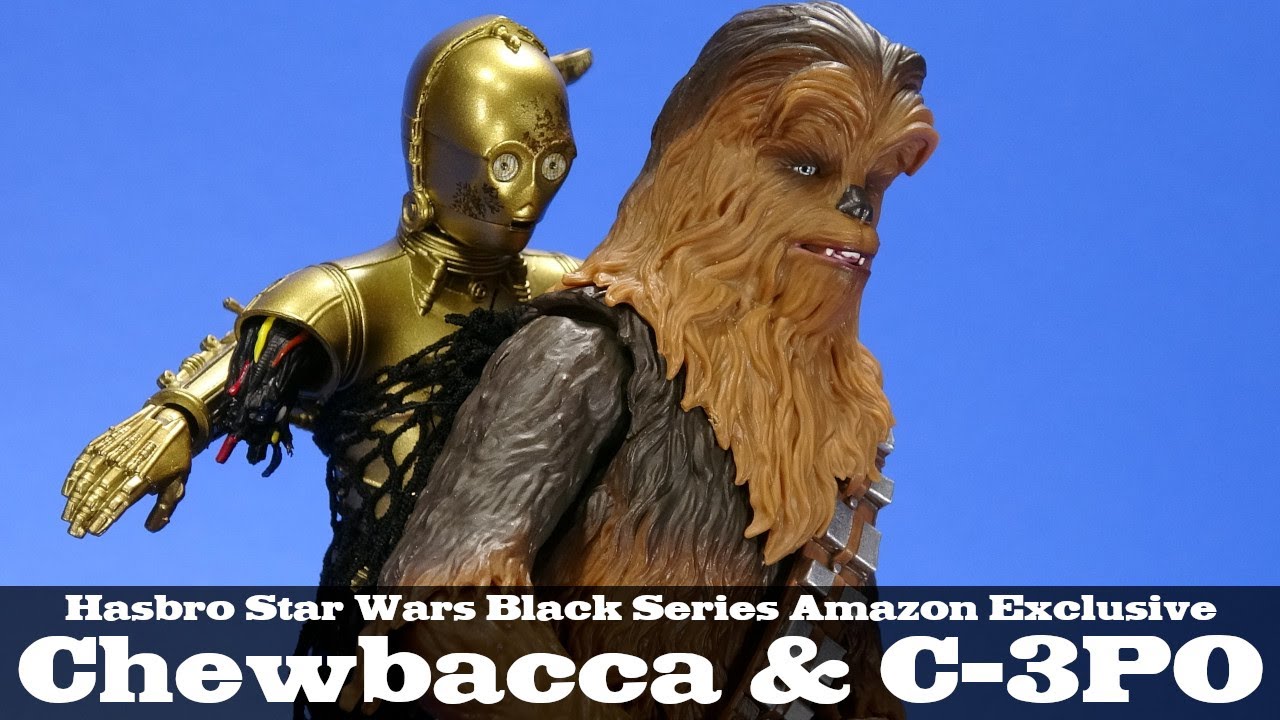 Star Wars Black Series Chewbacca and C-3PO The Empire Strikes Back Amazon Exclusive Hasbro Review