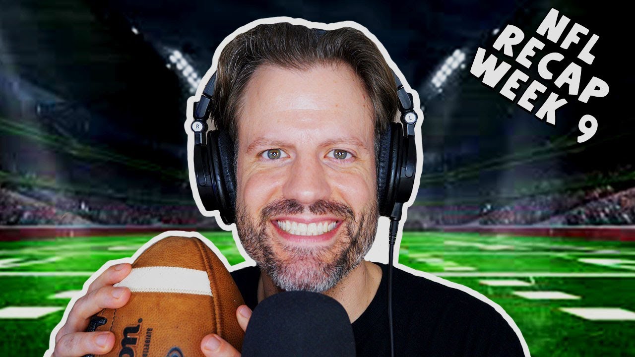 Обзор 9-й недели ASMR NFL | Шёпот, почёсывание бороды, звуки рук