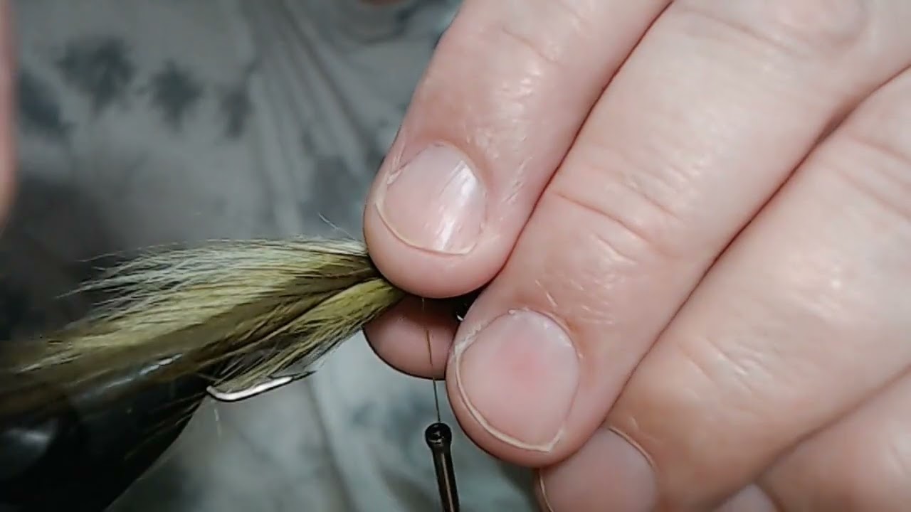 Craft Fur Football Jig - Hot Olive