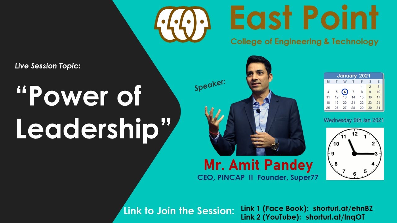 Power of Leadership by Mr. Amit Pandey, CEO - PinCap: Induction Program (Day3: Session 1)