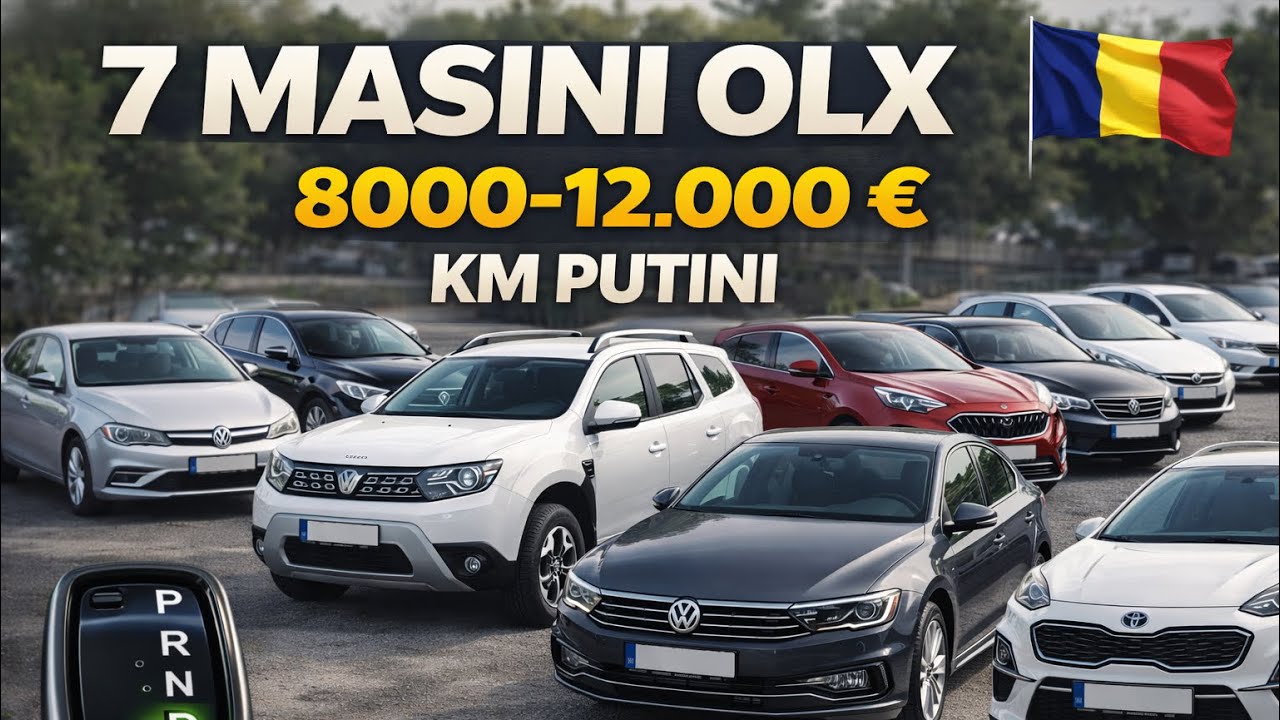 AM GĂSIT POMANĂ ÎN ROMÂNIA !  7 Mașini de 12.000 Euro OLX  LUNA FEBRUARIE!! 