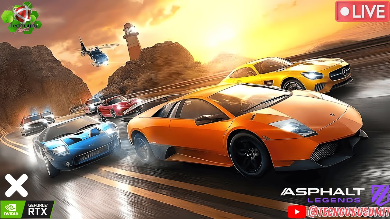 🔴New Asphalt Legends | 2k HDR| Live Stream | Tech Guru | Game Time