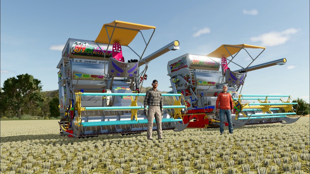 วรพจน์ การช่าง รถบรรทุกมารับไปลงแปลงนาเกี่ยวข้าว  #FS25 #เกมชาวนาชาวไร่