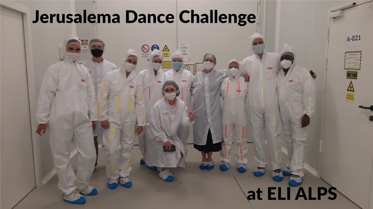 Jerusalema Dance challenge at ELI ALPS