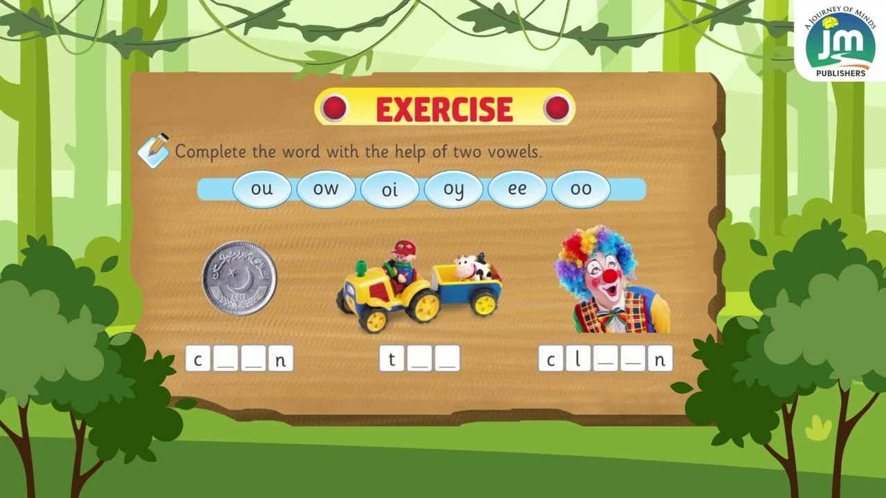 English Prep, Diphthongs Exercise, Pg#18