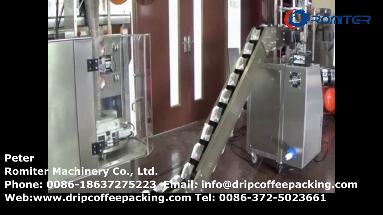Nylon Pyramid Tea Bag Packing Machine with Outer Bag Package for Sale