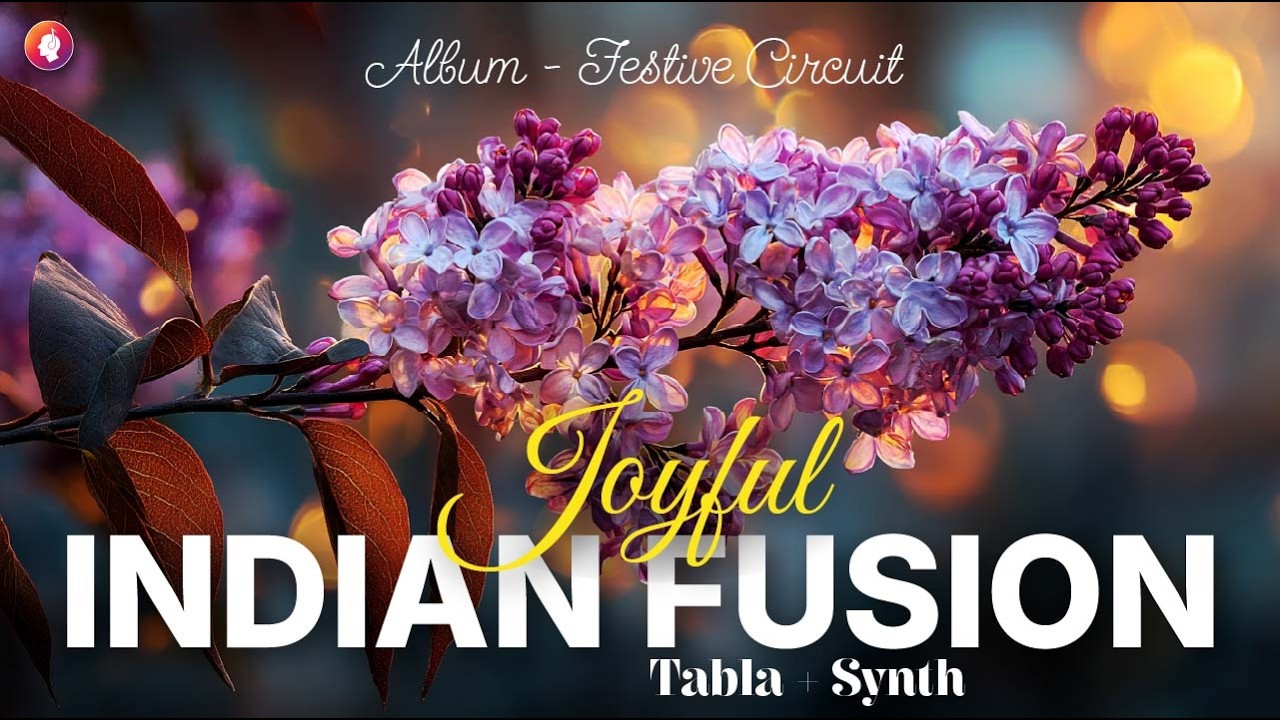 Indian Instrumental Joyful Fusion | Festive Circuit – Tabla & Happy Synths – Happy Deep Work & Study