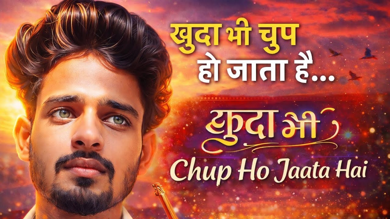 Khuda Bhi Chup Ho Jaata Hai💔 | Heart Touching Sufi Sad Kalam | Emotional Broken Song