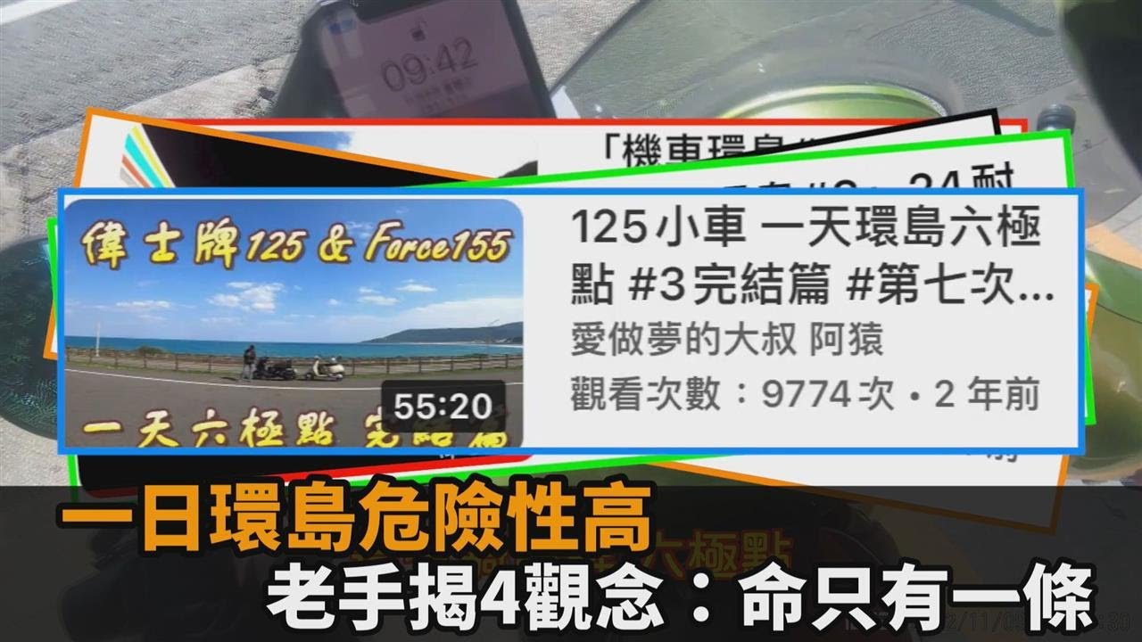 24耐環島危險性高！老手提醒4個觀念　有這狀況馬上停車：命只有一條－民視新聞