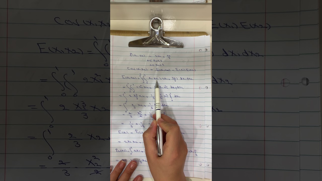 المحاضرة الثانية عشر/الفصل الثاني/ covariance and correlation coeficient