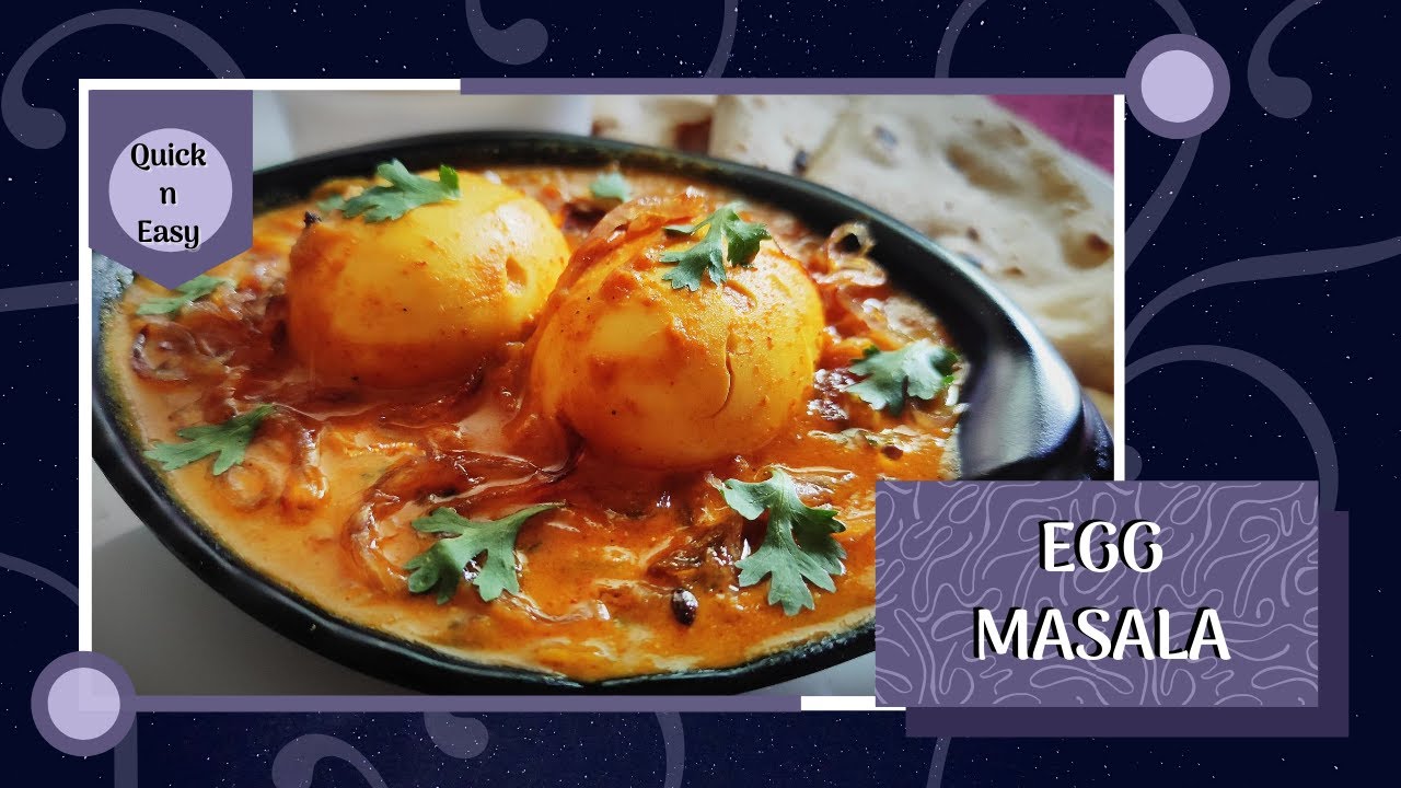 QUICK & EASY EGG MASALA | READY IN JUST 20 MINUTES | Nami's Cookbook Recipe |