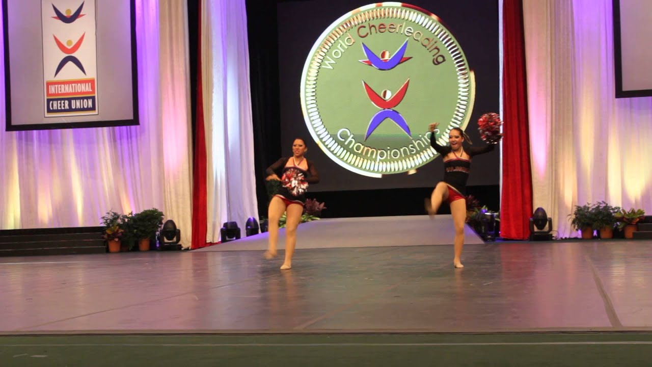 Team Colombia Cheer Freestyle Pom Doubles 2013
