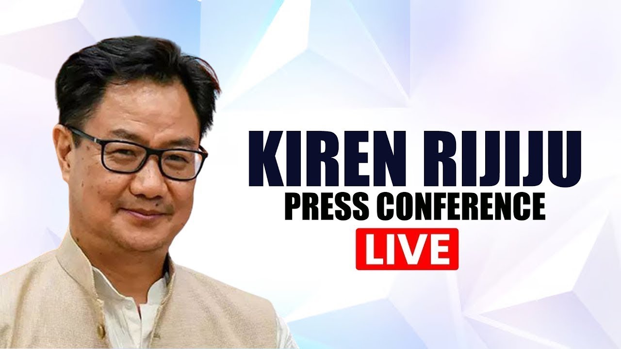 Union minister Kiren Rijiju Press Conference |BJP |Congress | J&K assembly |Article 370 |OBC |Mumbai