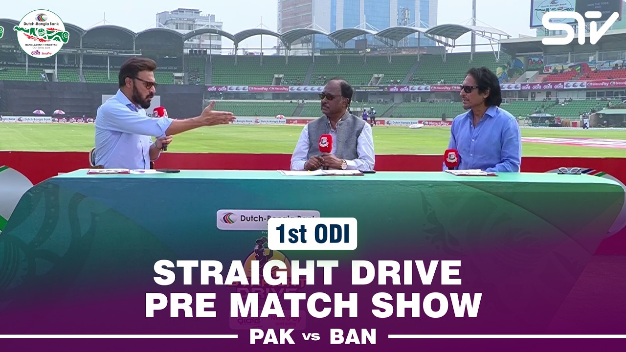 Straight Drive Pre Match Show | Bangladesh vs Pakistan | Match 01 | ODI Series 2026 | M9F1J