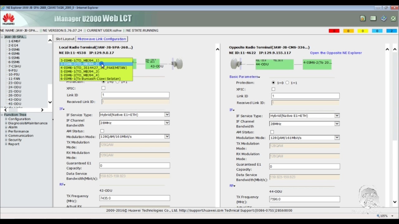 Huawei RTN 950 : Configuration 4+0