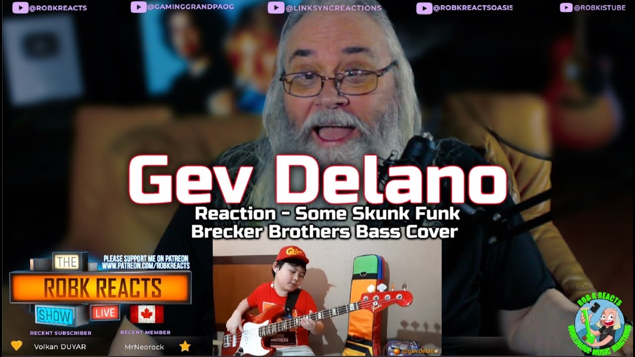 Gev Delano Reaction - Some Skunk Funk | Brecker Brothers Bass Cover - First Time Hearing - Requested