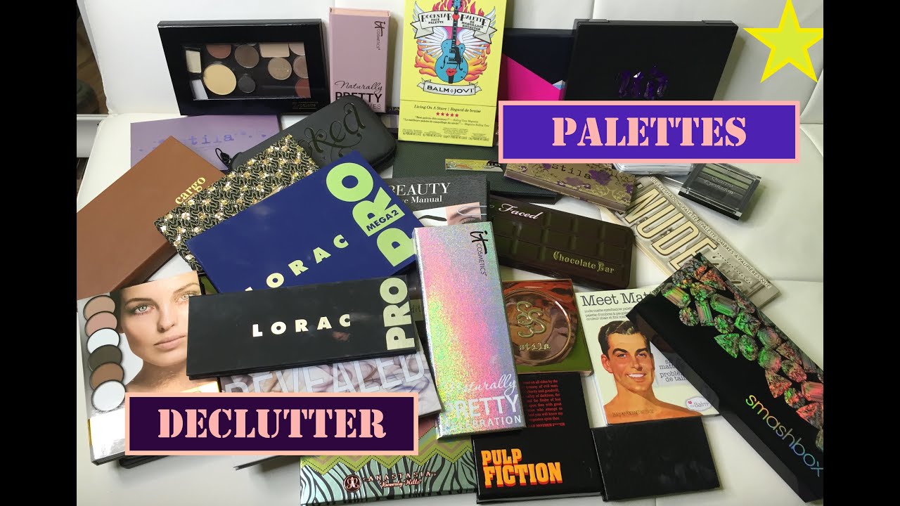 Eyeshadow Palettes DECLUTTER