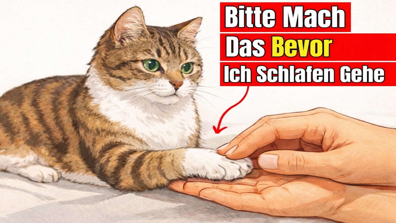 19 Dinge, um die dich deine Katze vor dem Schlafengehen bittet (das wissen nur gute Besitzer)