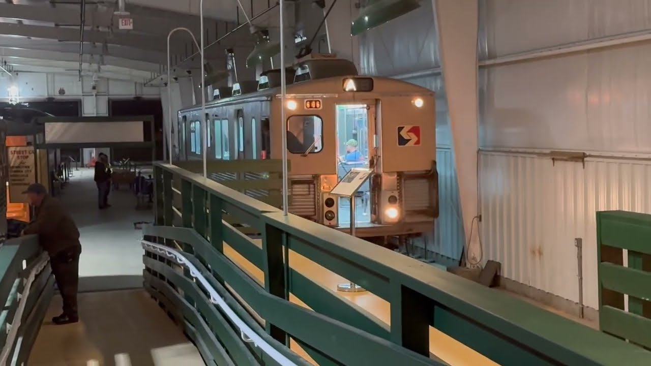 SEPTA 606 in operation at the Pennsylvania Trolley Museum