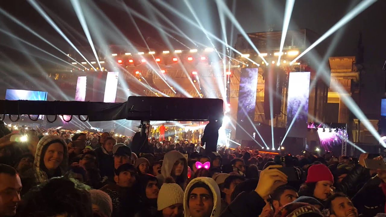 New Year Eve 2016   , Brandenburg Gate (FULL HD)