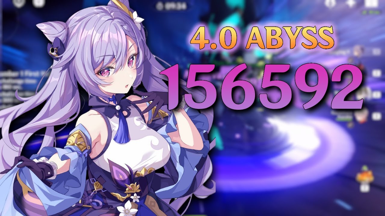 (C6R5 HYPERCARRY) KEQING MAIN CLEARS 4.0 ABYSS FLOOR 12 (NO PNEUMA/OUSIA) 9-STARS