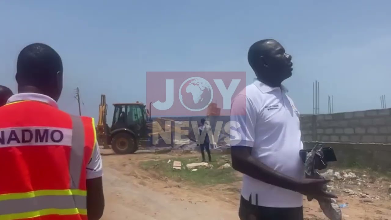 Greater Accra Regional Minister, security agencies tour Ramsar sites to oversee demolition exercise