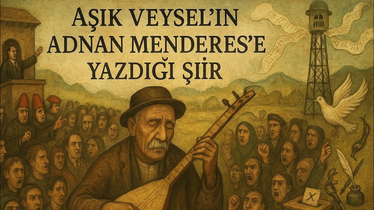 Aşık Veysel'in Adnan Menderes’e Yazdığı Şiir | 1950’lerde Diktatöre ve Baskıya Direniş