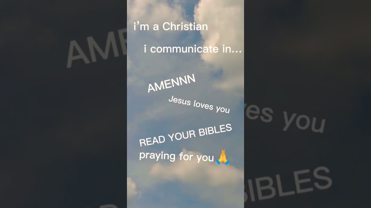 I'm a Christian #jesus #chistian