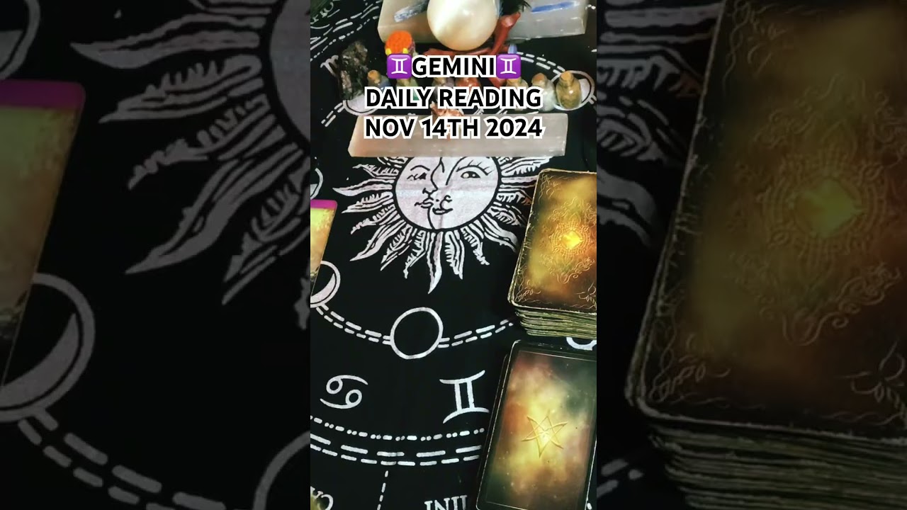 ♊️GEMINI DAILY READING 11/14/24♊️✨Daily Horoscope Tarot Card Readings for all Zodiac Signs!✨