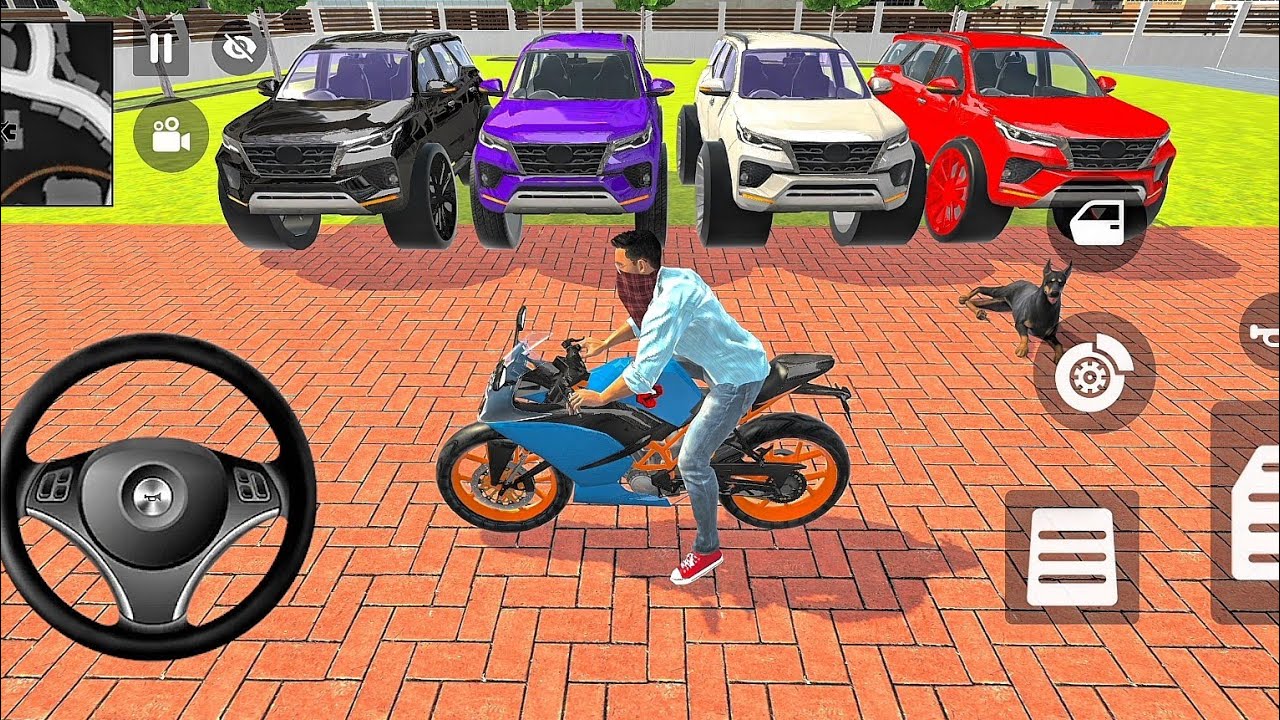 💥Franklin order by 4️⃣modified Forchunar Car 🚗 simulator game🎮parking🅿️🇮🇳 India thefts car simulator