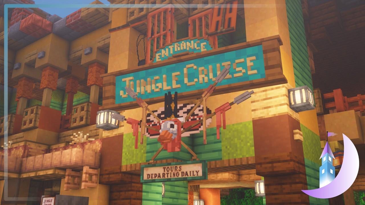 [4K] The World-Famous Jungle Cruise ~ Minecraft Ride POV