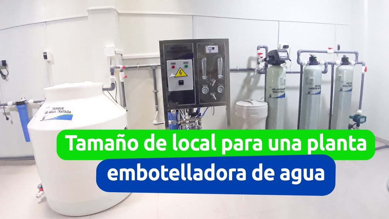 Tamaños ideales y distribución de una planta embotelladoras de agua