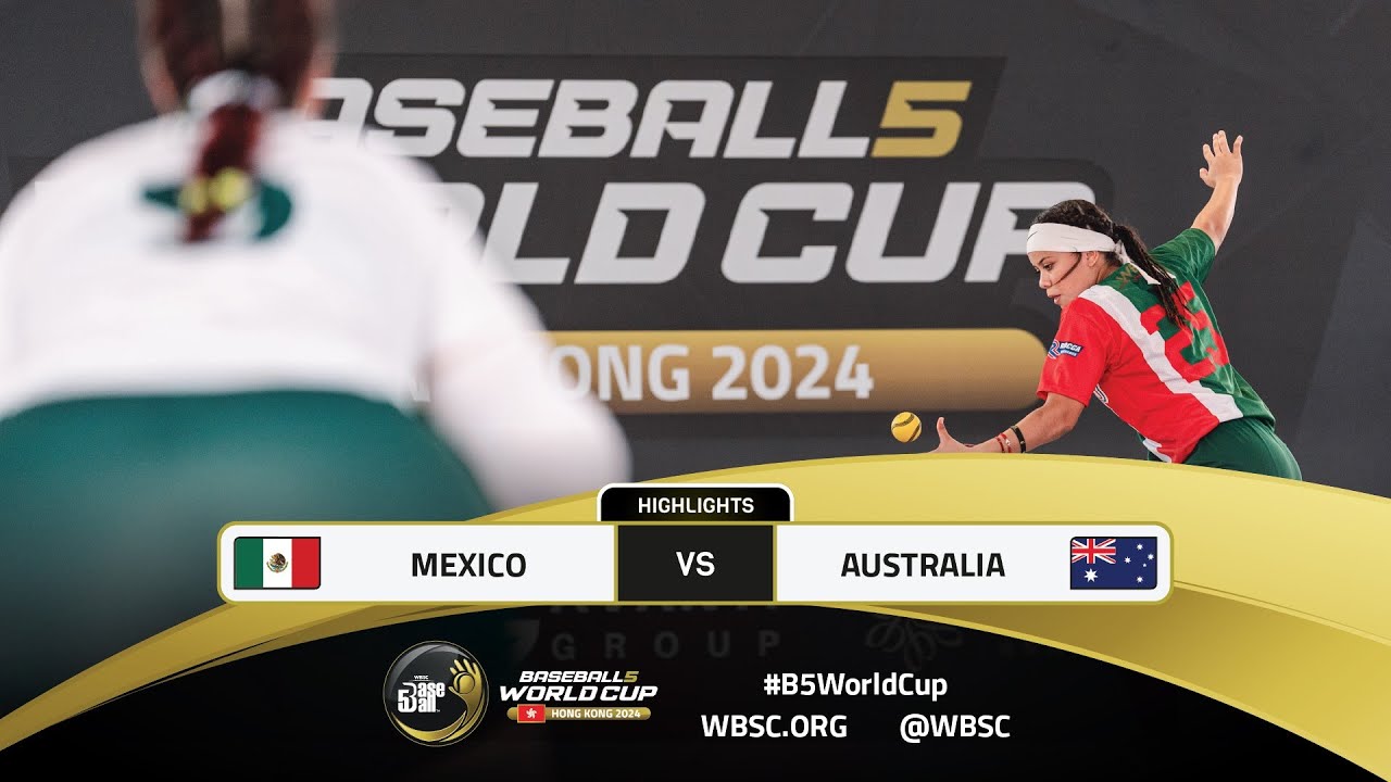 Highlights | Game 3 MEX v AUS | WBSC Baseball5 World Cup 2024