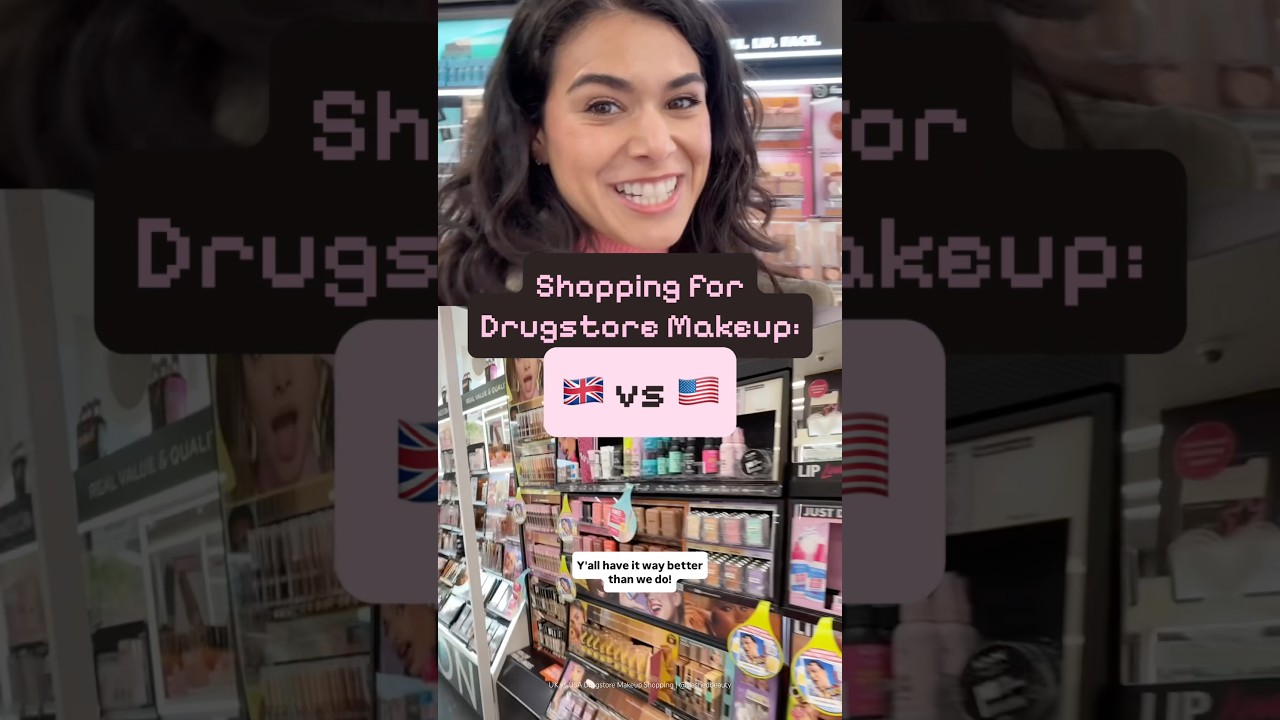 UK vs. USA: Shopping for Drugstore Makeup 💄 🤯 #drugstoremakeup #drugstorebeauty #shopwithme