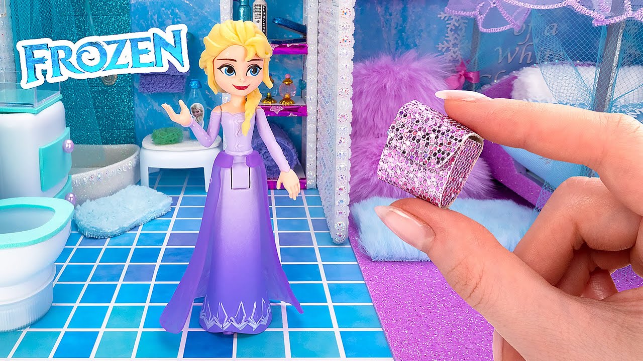 Bau eines zauberhaften Mini-Hauses für die Disney-Königin Elsa ❄️