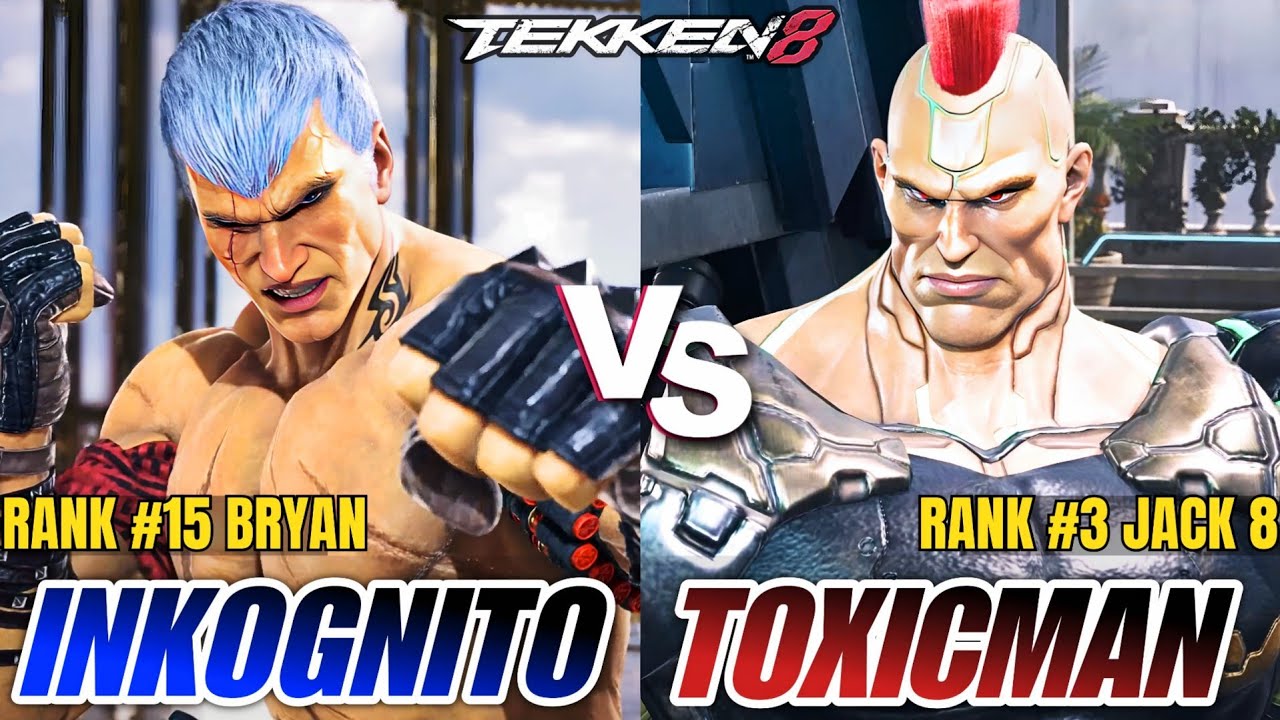 Tekken 8 | Inkognito (Bryan) vs ToxicMan (Jack-8) | High Level Match