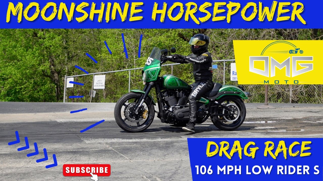 Drag racing  Harley Davidsons ( Moonshine Horsepower  Race Day) Music City Raceway