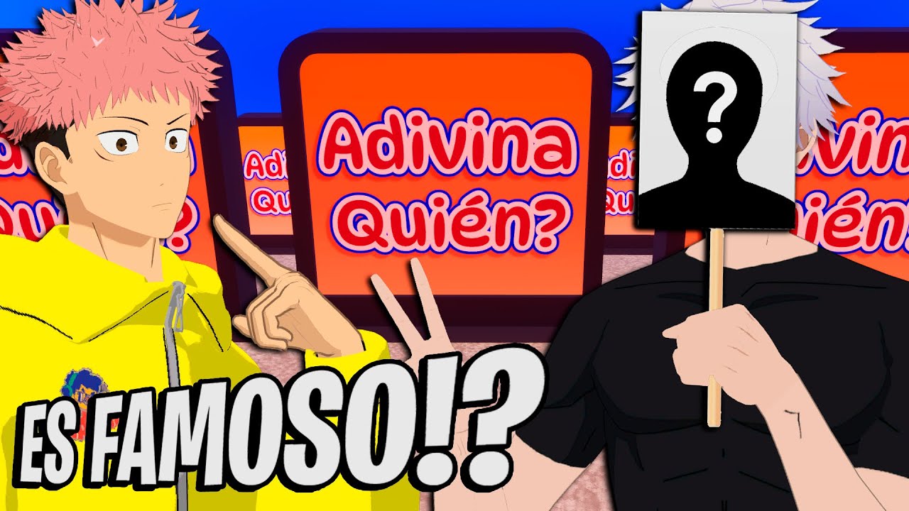 ITADORI y GOJO compiten en ADIVINA QUIEN | Jujutsu Kaisen VR