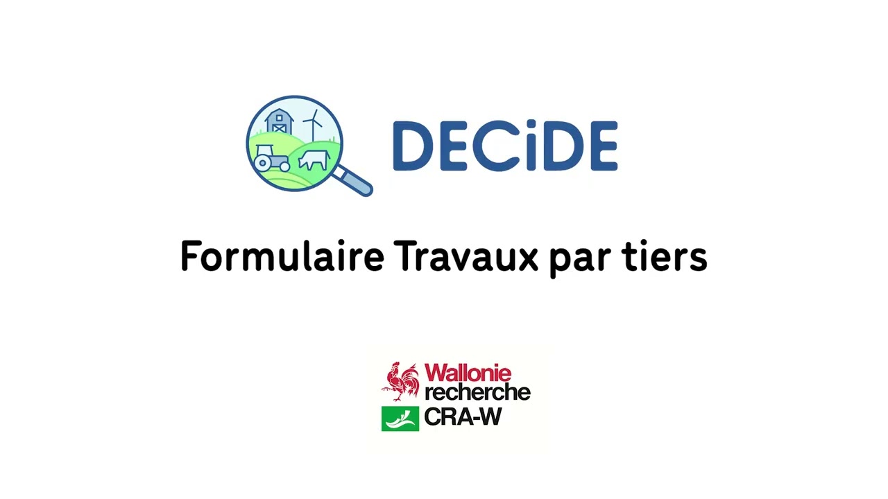 DECiDE : tutoriel complet pour l'encodage des données