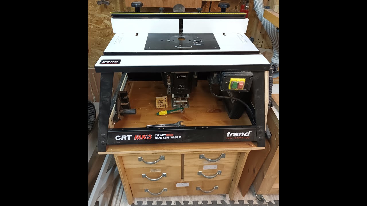 Trend CRT/MK3 Router Table + T10 + router lift #24