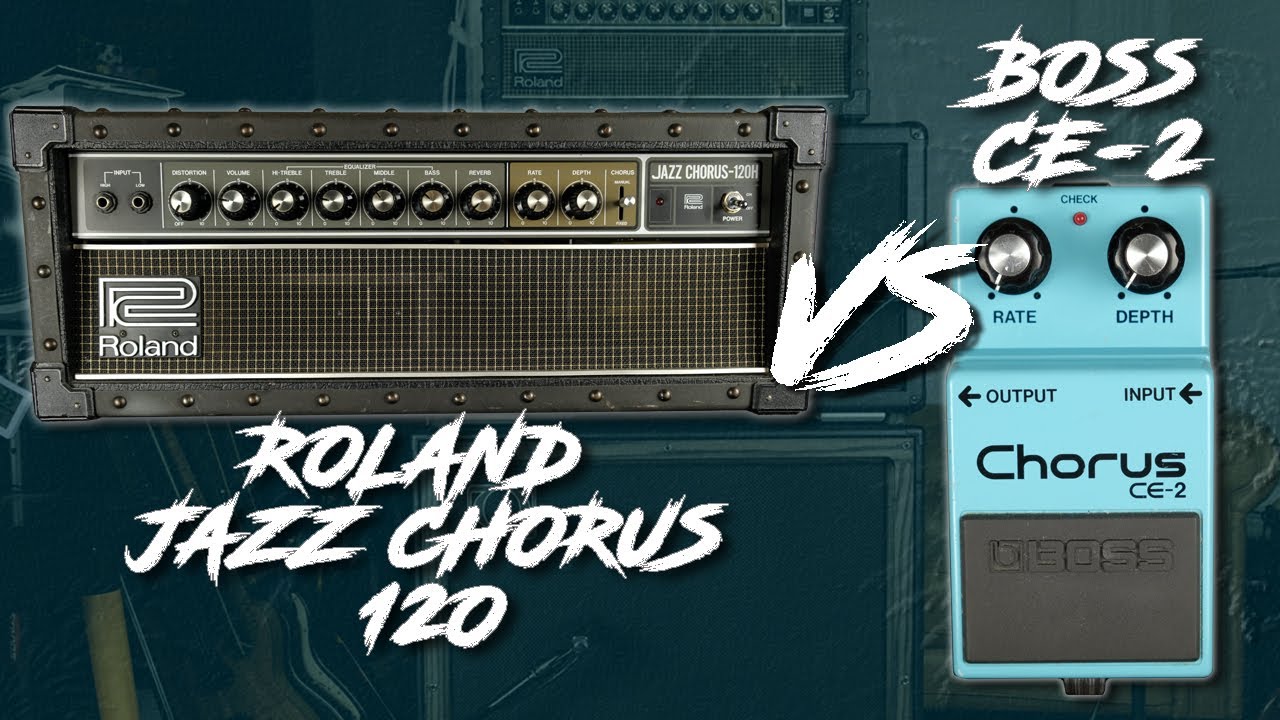 Roland Jazz Chorus JC-120 Head vs Boss CE-2 Chorus Pedal