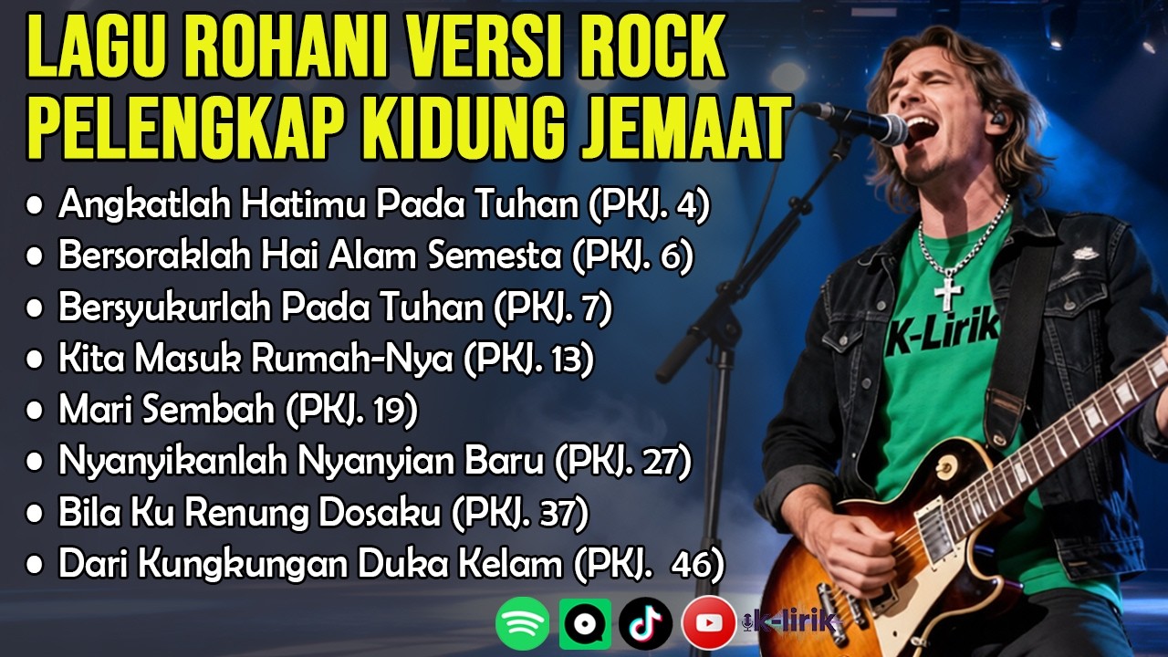 LAGU ROHANI VERSI ROCK | Pujian Penyembahan Penuh Semangat