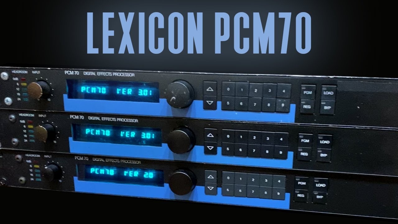ALL patches from the Lexicon PCM70