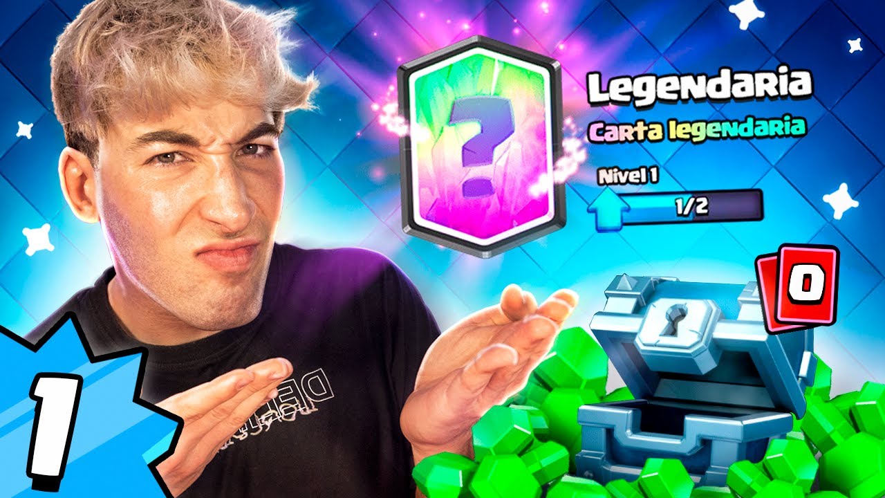 ¿QUÉ PASA SI ABRES COFRES EN CUENTA NIVEL 1 DE CLASH ROYALE?