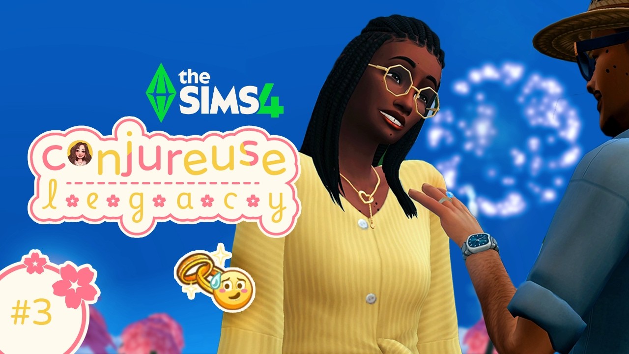 Elle n'a plus de limites : un mariage comme défi !👰| Sims 4 | Conjureuse Legacy 🌸 | EP03