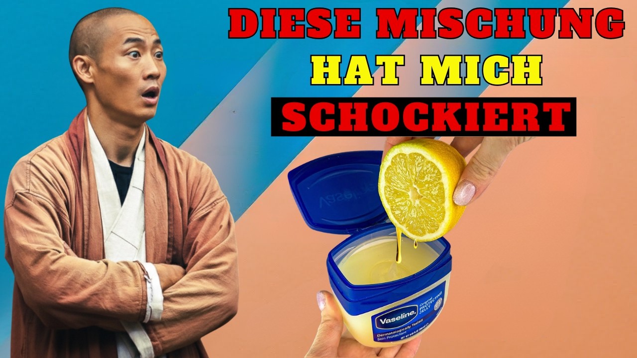 Vermische Vaseline mit Zitrone – du wirst staunen! Hätte ich das doch nur früher gewusst!