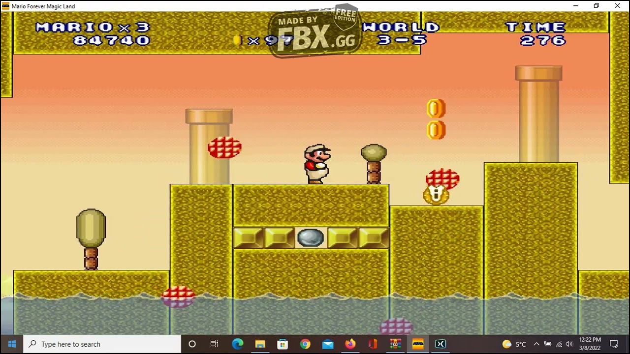 Mario Forever Magic Land v3.5 - World 3 game-play