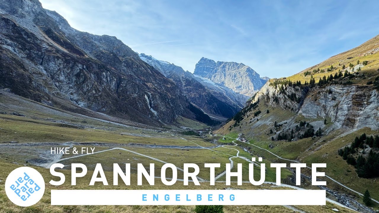 Hike & fly Spannorth&uuml;tte to Engelberg, Switzerland, November 2024